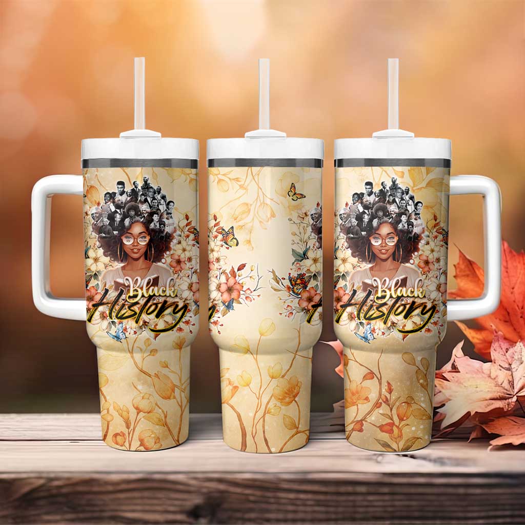 African Women Black History Tumbler With Handle Civil Rights Leaders My Roots DT02