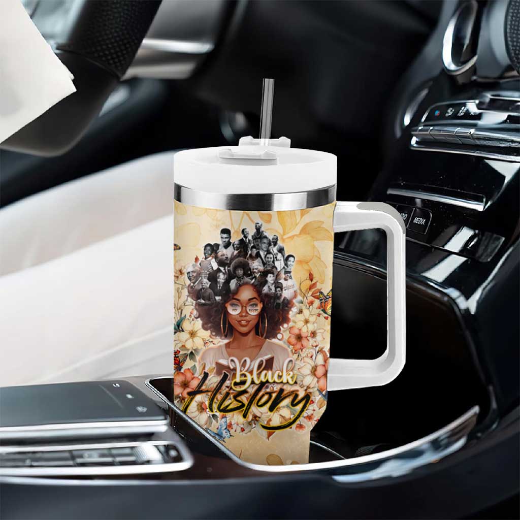 African Women Black History Tumbler With Handle Civil Rights Leaders My Roots DT02