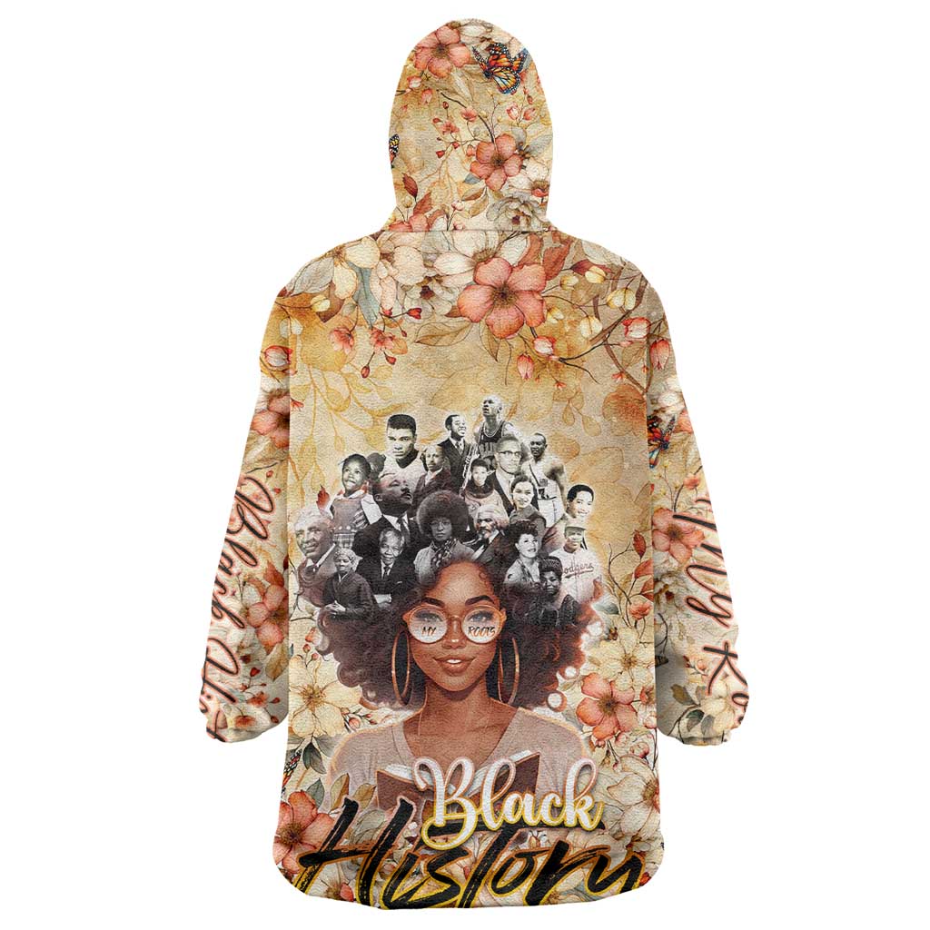 African Women Black History Wearable Blanket Hoodie Civil Rights Leaders My Roots DT02