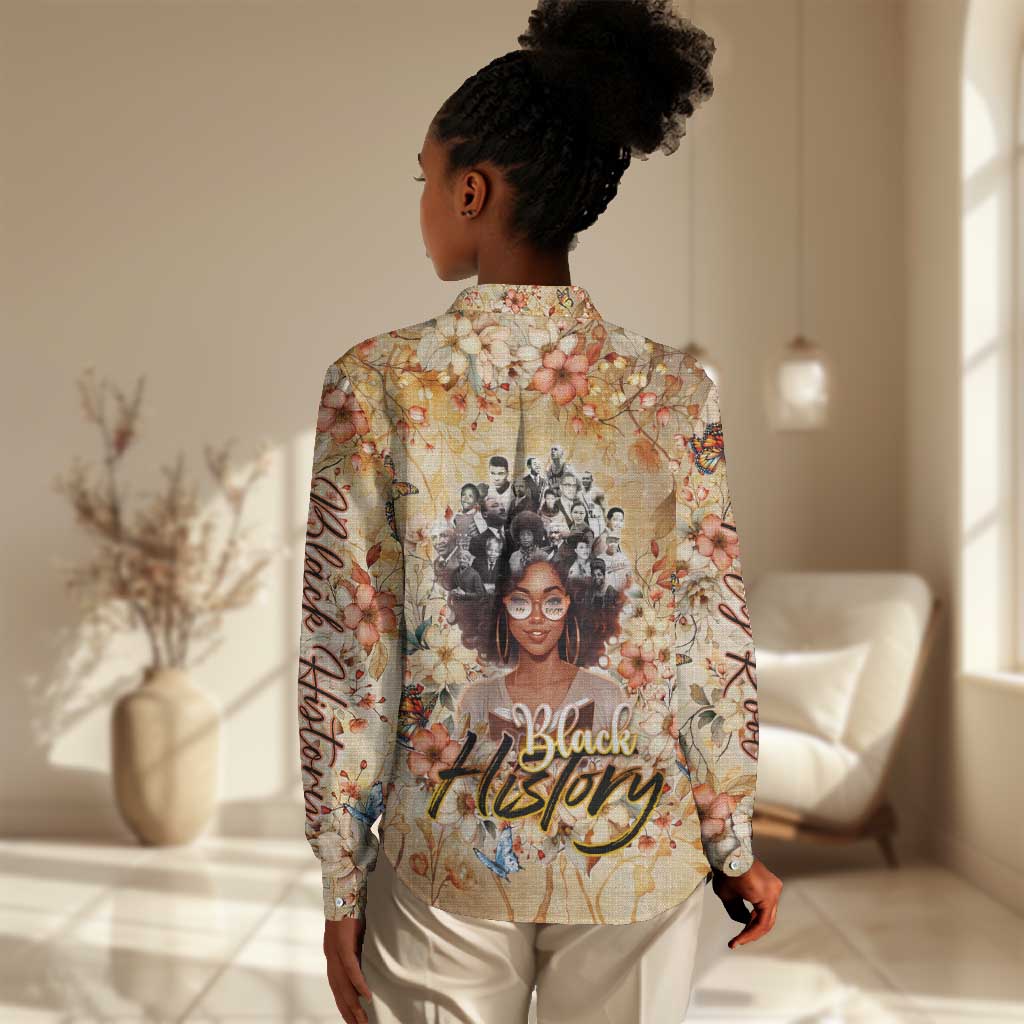 African Women Black History Women Casual Shirt Civil Rights Leaders My Roots DT02