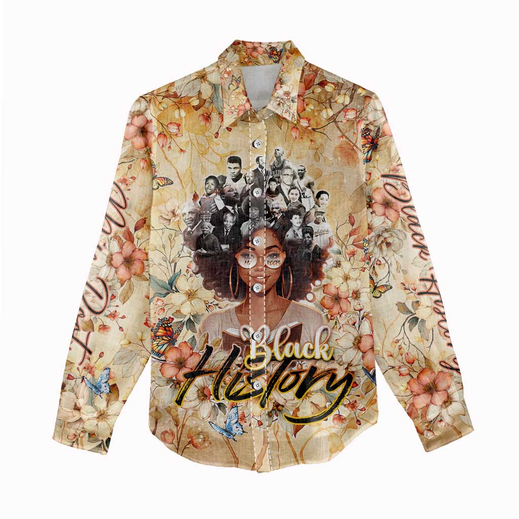 African Women Black History Women Casual Shirt Civil Rights Leaders My Roots DT02