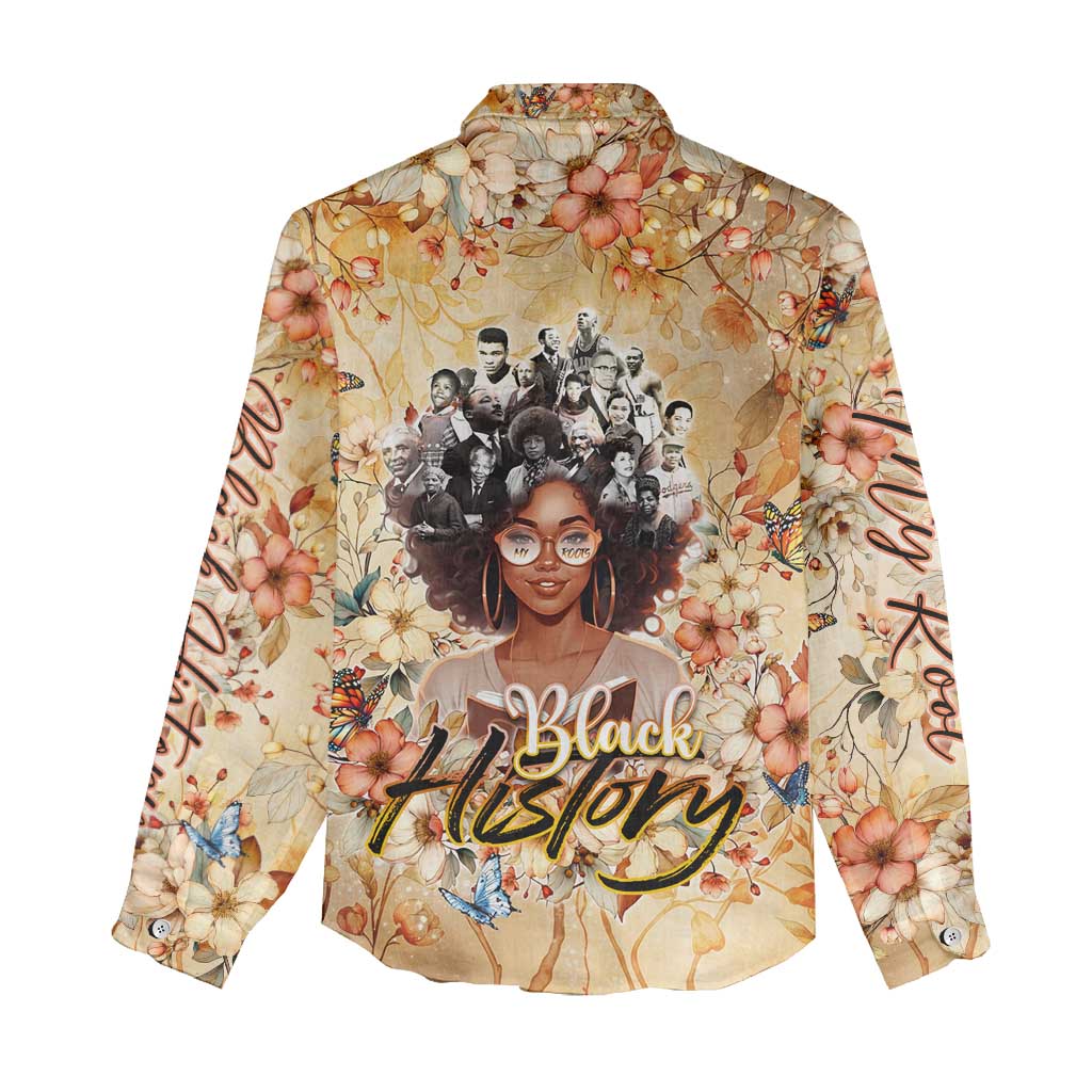 African Women Black History Women Casual Shirt Civil Rights Leaders My Roots DT02