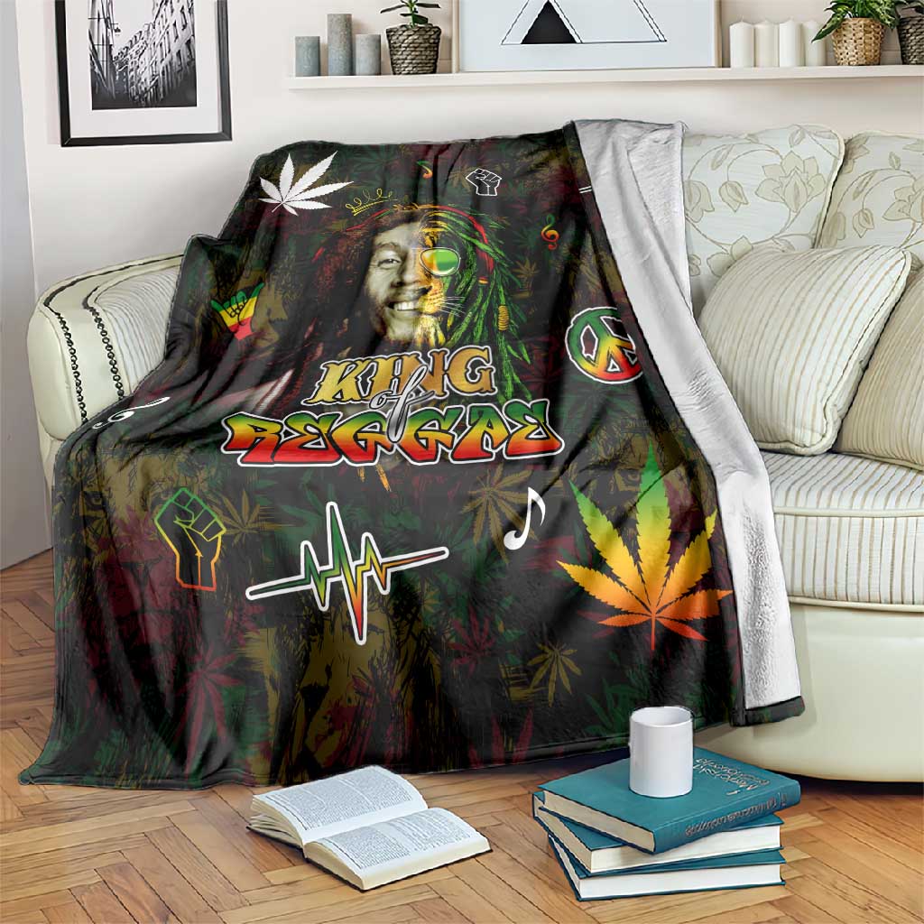 King Of Reggae Legend Bob Blanket Peace and Love DT02