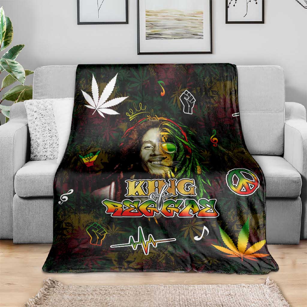 King Of Reggae Legend Bob Blanket Peace and Love DT02