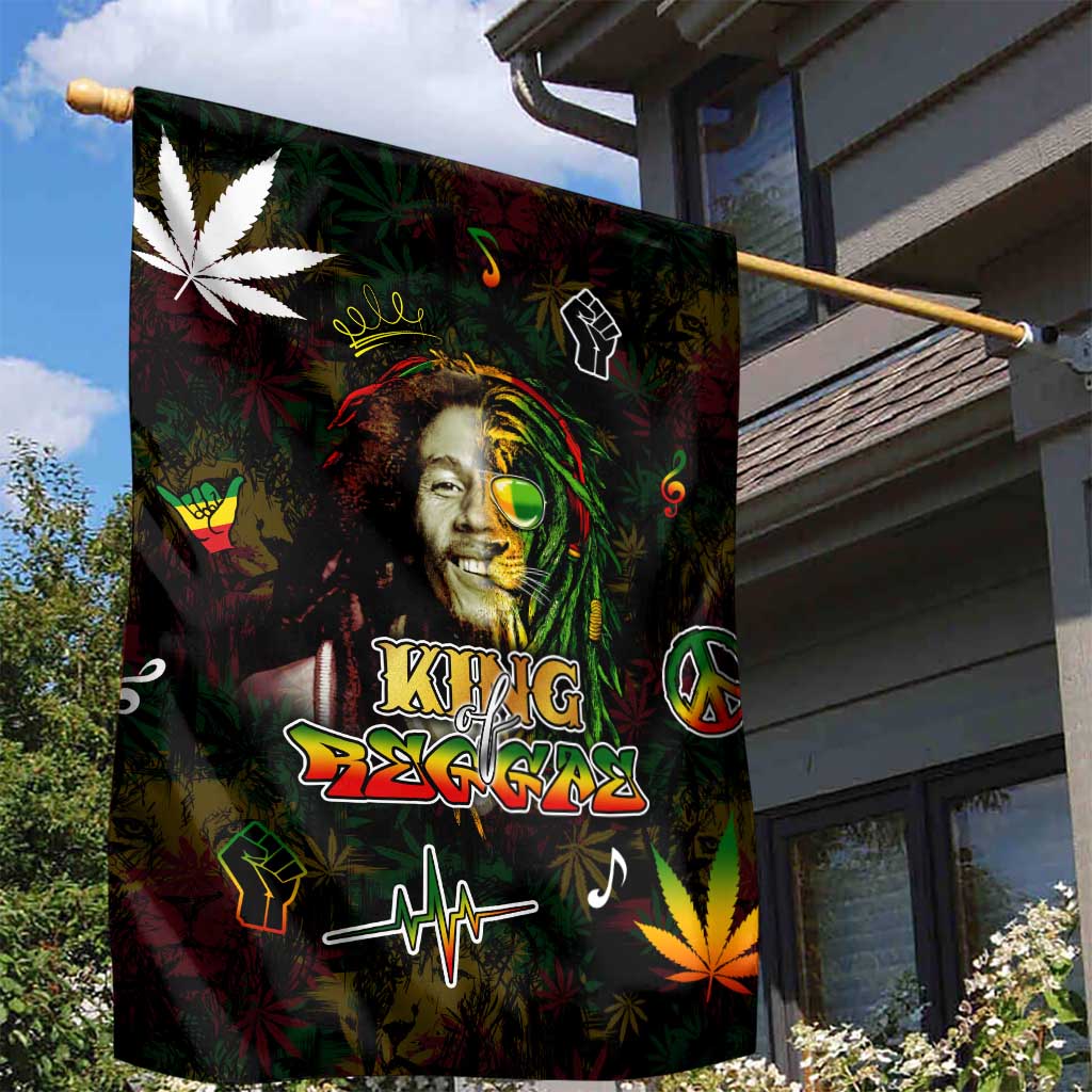 King Of Reggae Legend Bob Garden Flag Peace and Love DT02