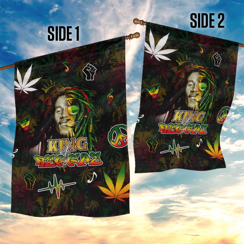 King Of Reggae Legend Bob Garden Flag Peace and Love DT02