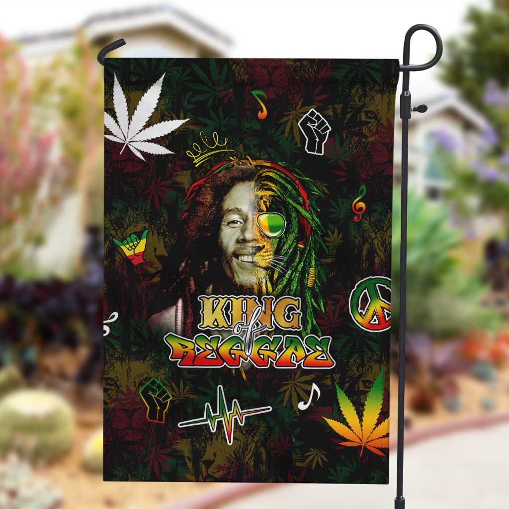 King Of Reggae Legend Bob Garden Flag Peace and Love DT02