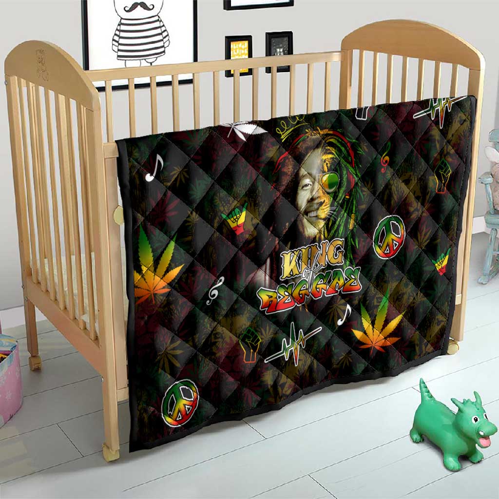King Of Reggae Legend Bob Quilt Peace and Love DT02
