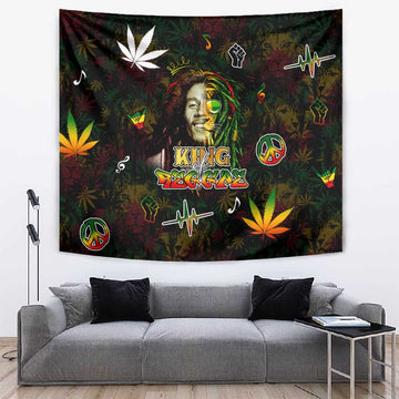 King Of Reggae Legend Bob Tapestry Peace and Love DT02