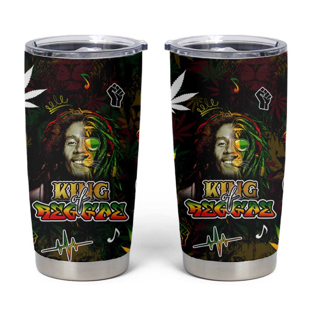 King Of Reggae Legend Bob Tumbler Cup Peace and Love DT02
