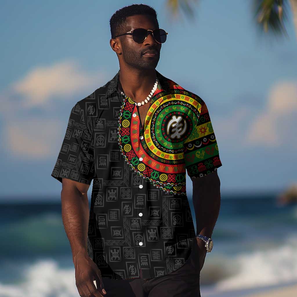 Adinkra Symbols Hawaiian Shirt African Culture DT02