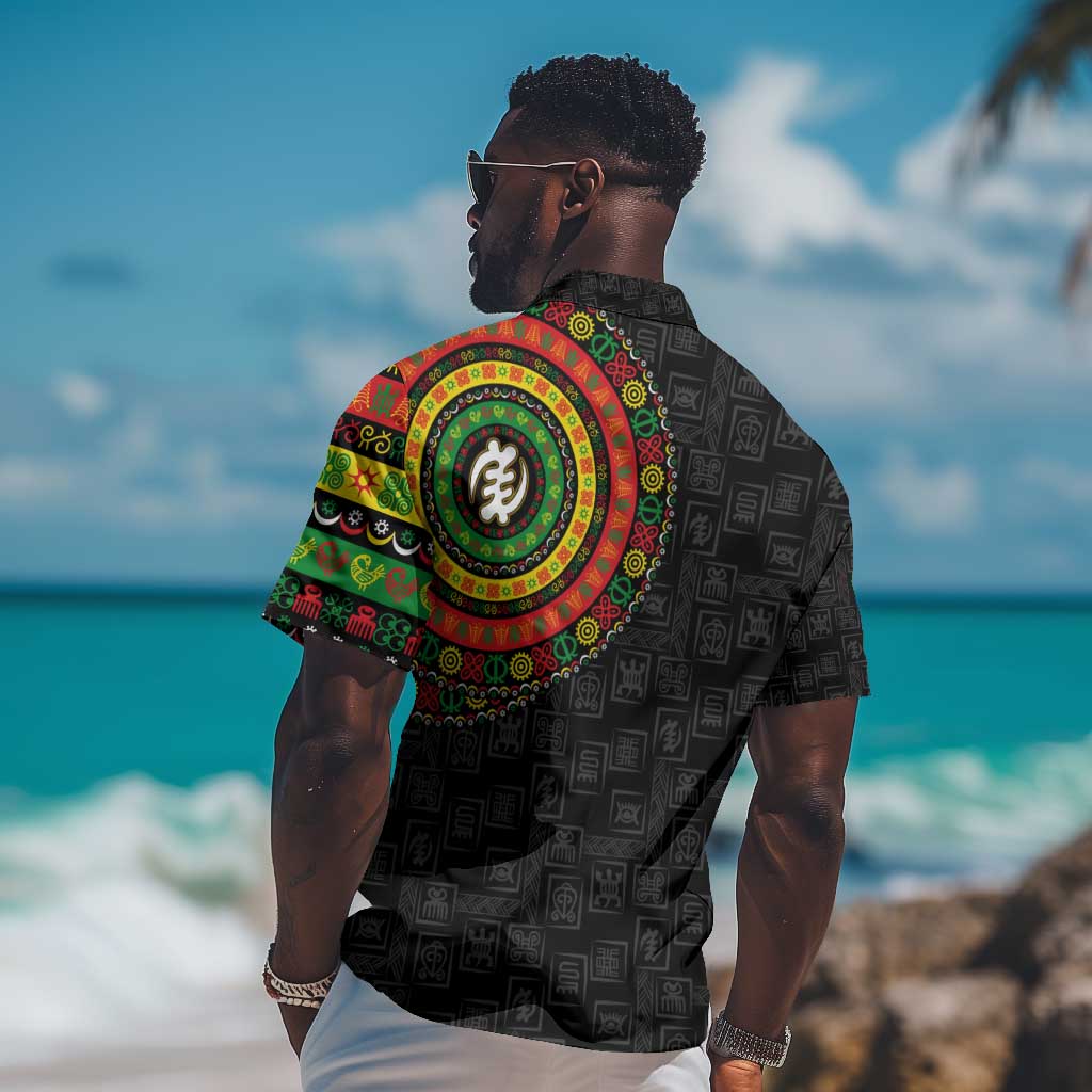 Adinkra Symbols Hawaiian Shirt African Culture DT02