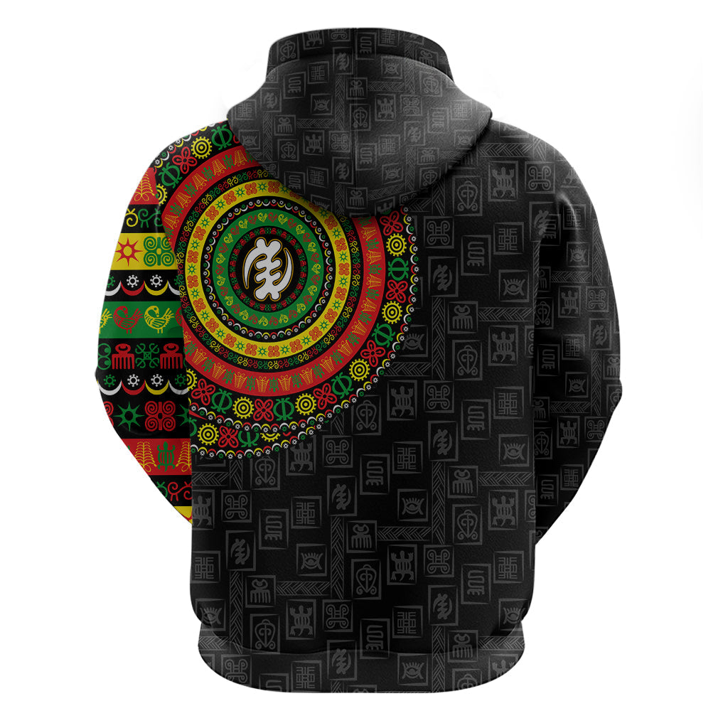 Adinkra Symbols Hoodie African Culture DT02