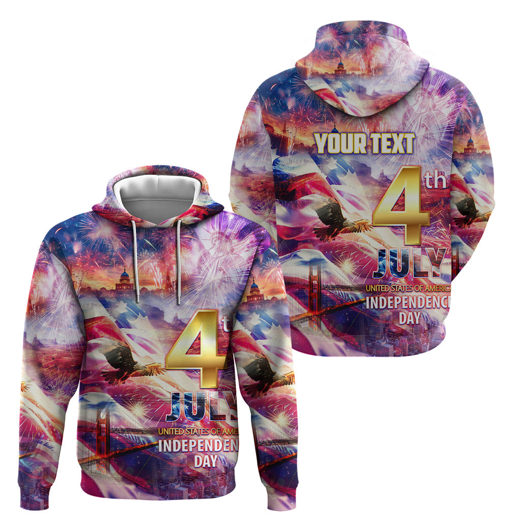 Custom 4th Of July Independence Day American Hoodie DT02