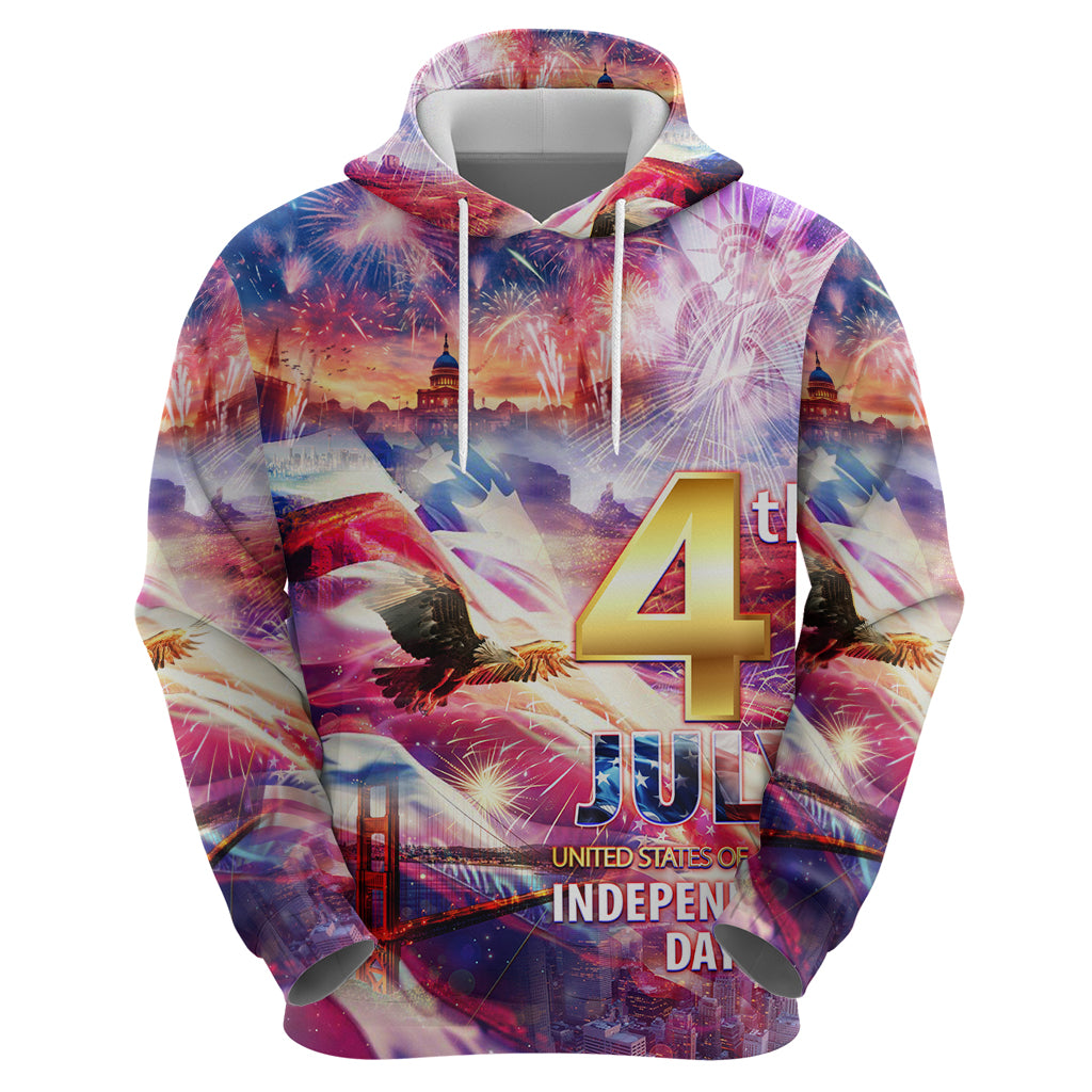 Custom 4th Of July Independence Day American Hoodie DT02