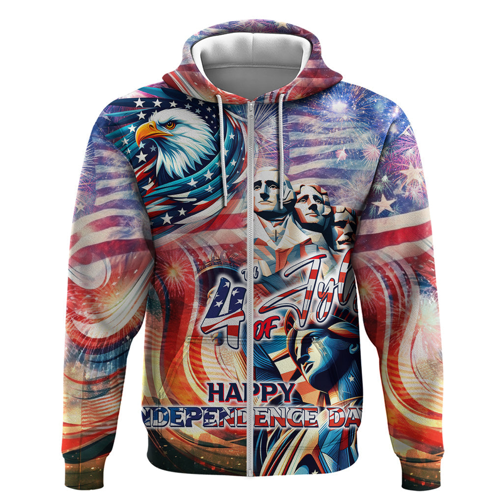 Personalized American Independence Day Hoodie 4th of July Statue of Liberty DT02