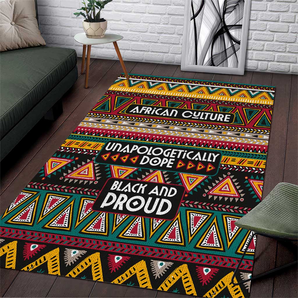 Colorful African Pattern Area Rug DT02