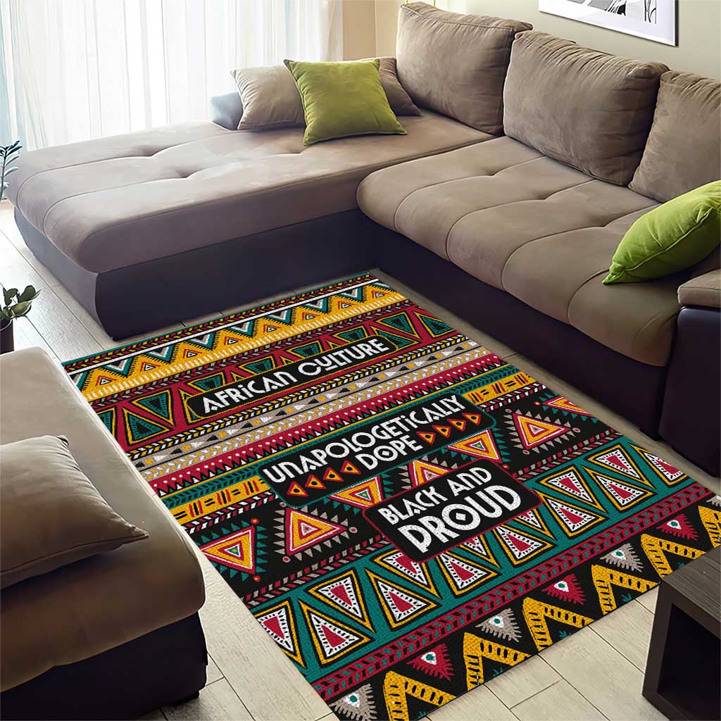 Colorful African Pattern Area Rug DT02