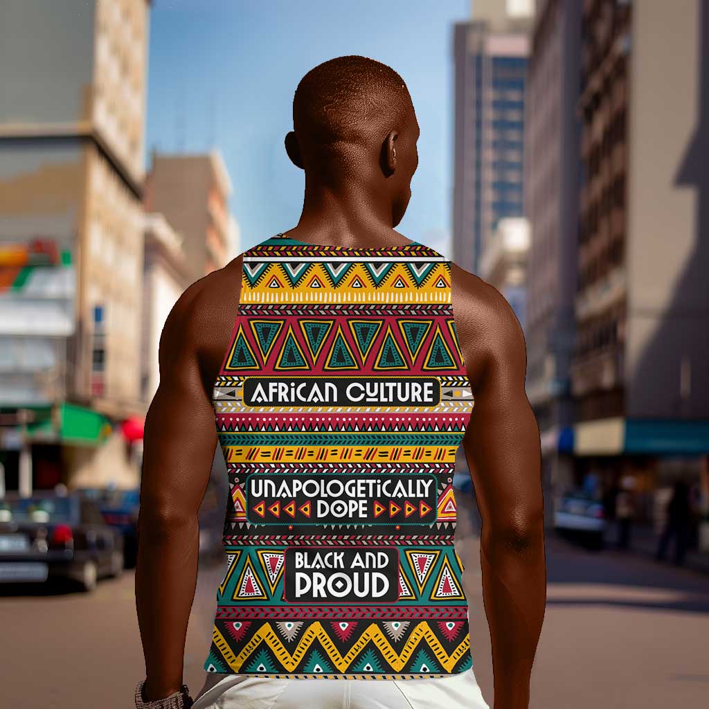 Colorful African Pattern Men Tank Top DT02
