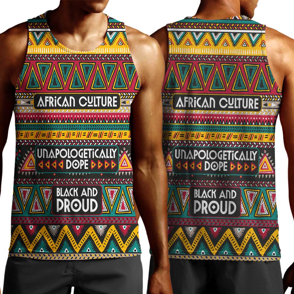 Colorful African Pattern Men Tank Top DT02