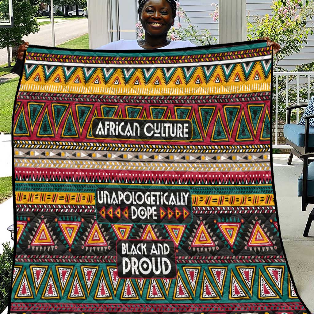 Colorful African Pattern Quilt DT02