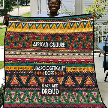 Colorful African Pattern Quilt DT02