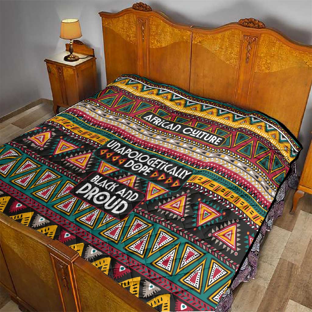 Colorful African Pattern Quilt DT02