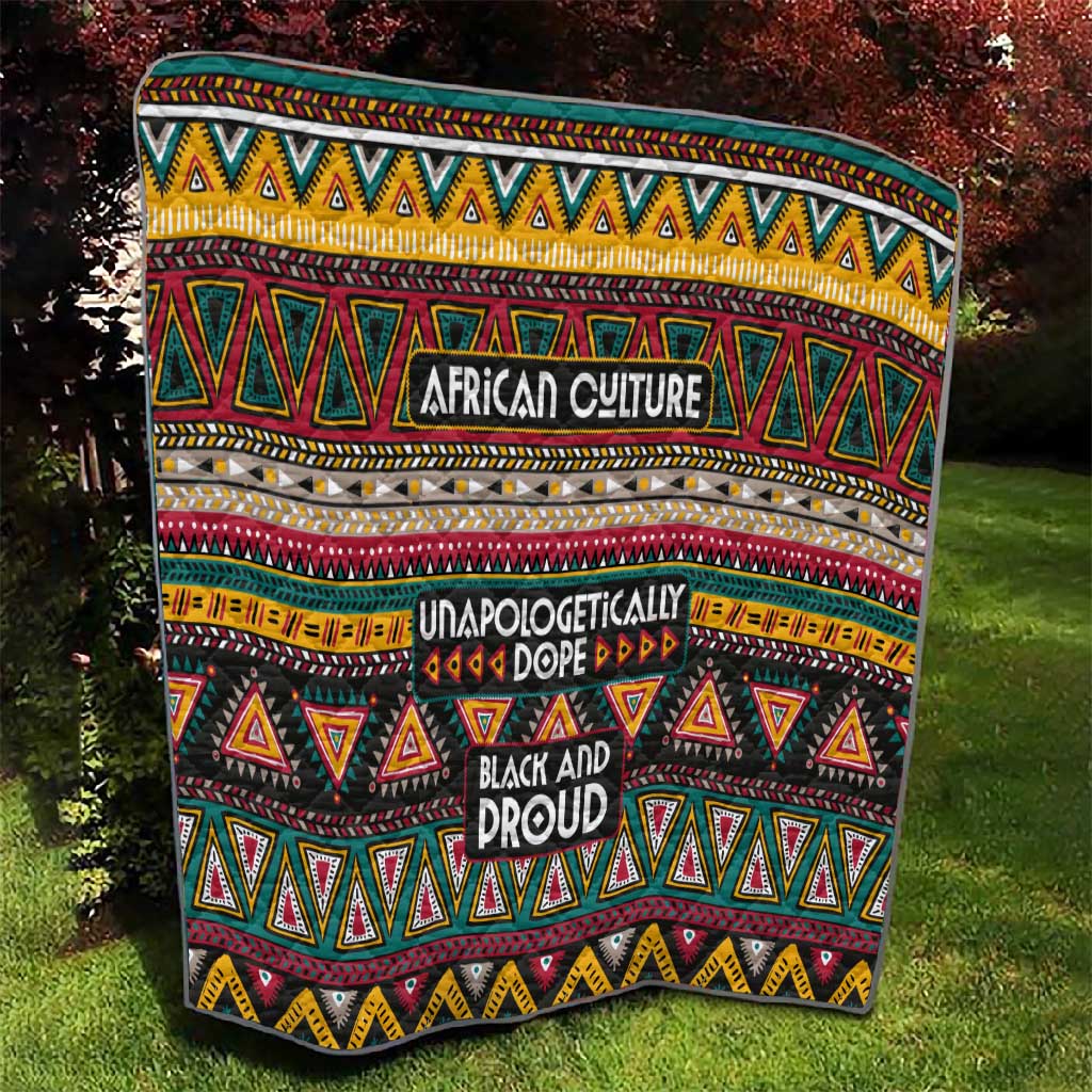 Colorful African Pattern Quilt DT02