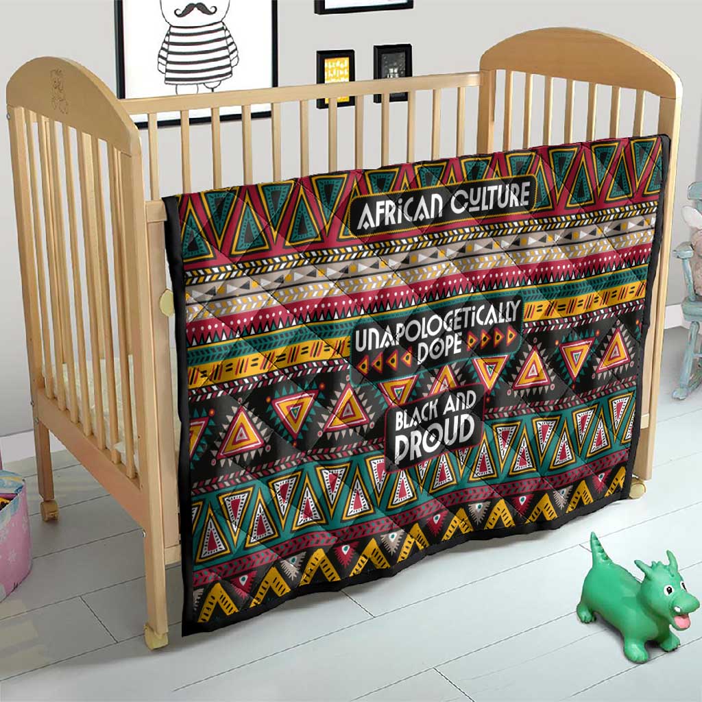 Colorful African Pattern Quilt DT02