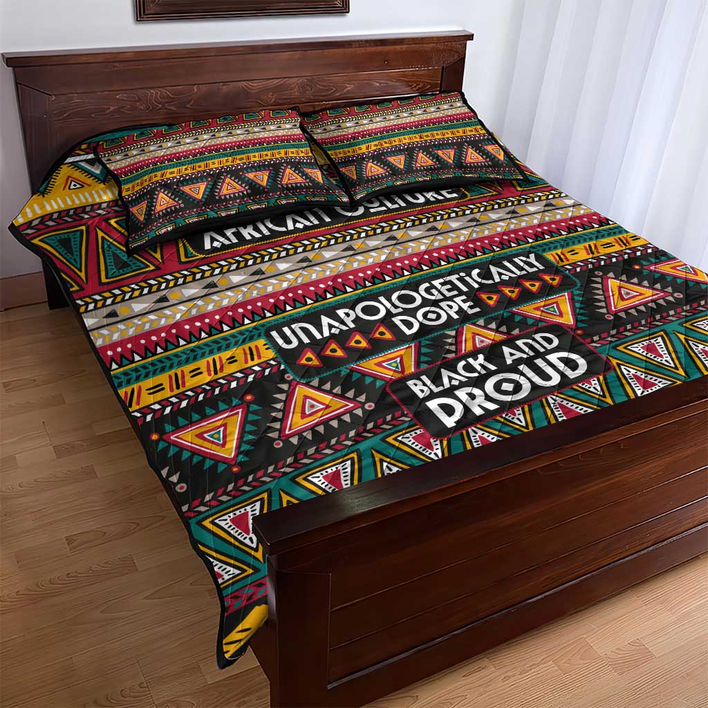 Colorful African Pattern Quilt Bed Set DT02