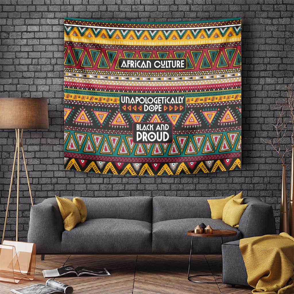 Colorful African Pattern Tapestry DT02