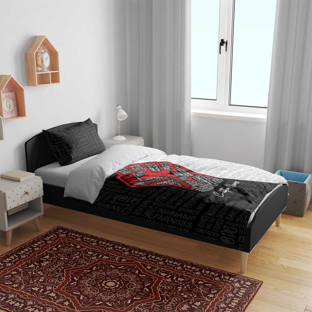 Personalized Civil Rights Movement Justice Fist Bedding Set DT02