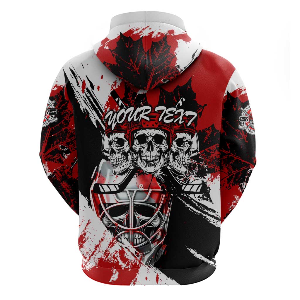 Canada Hockey Skull Life and Death Hoodie DT02