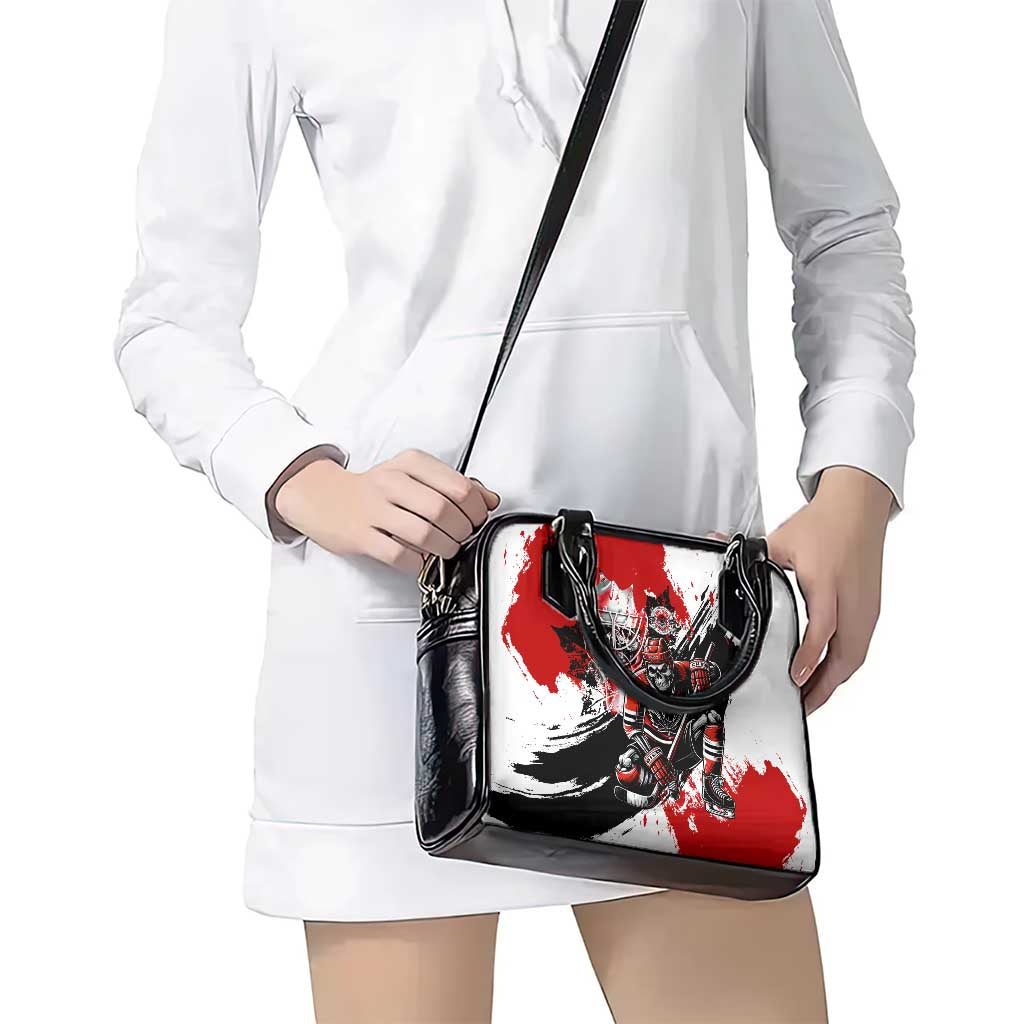 Canada Hockey Skull Life and Death Shoulder Handbag DT02