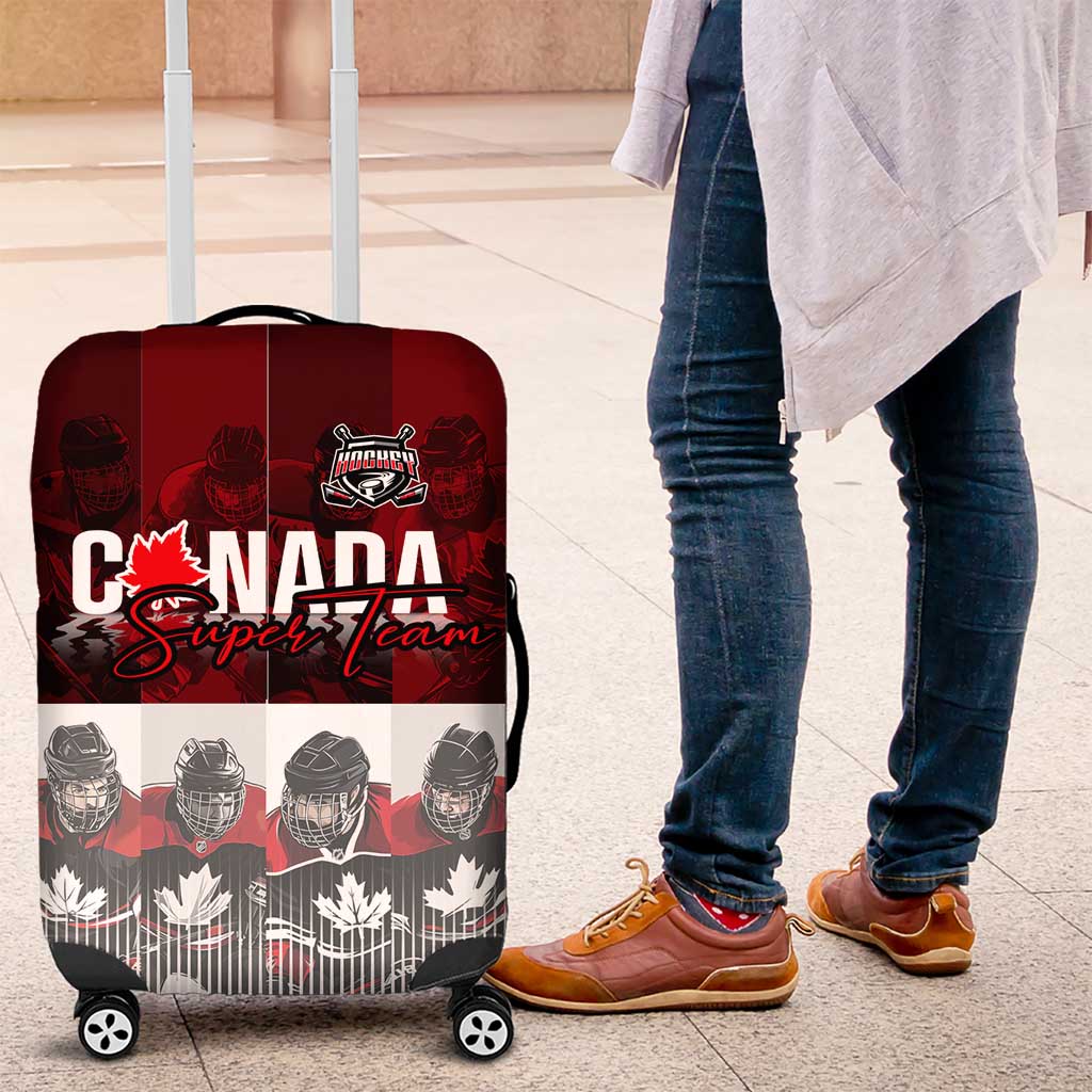 Canada Super Team Luggage Cover Dynamic Ice Hockey Legacy DT02