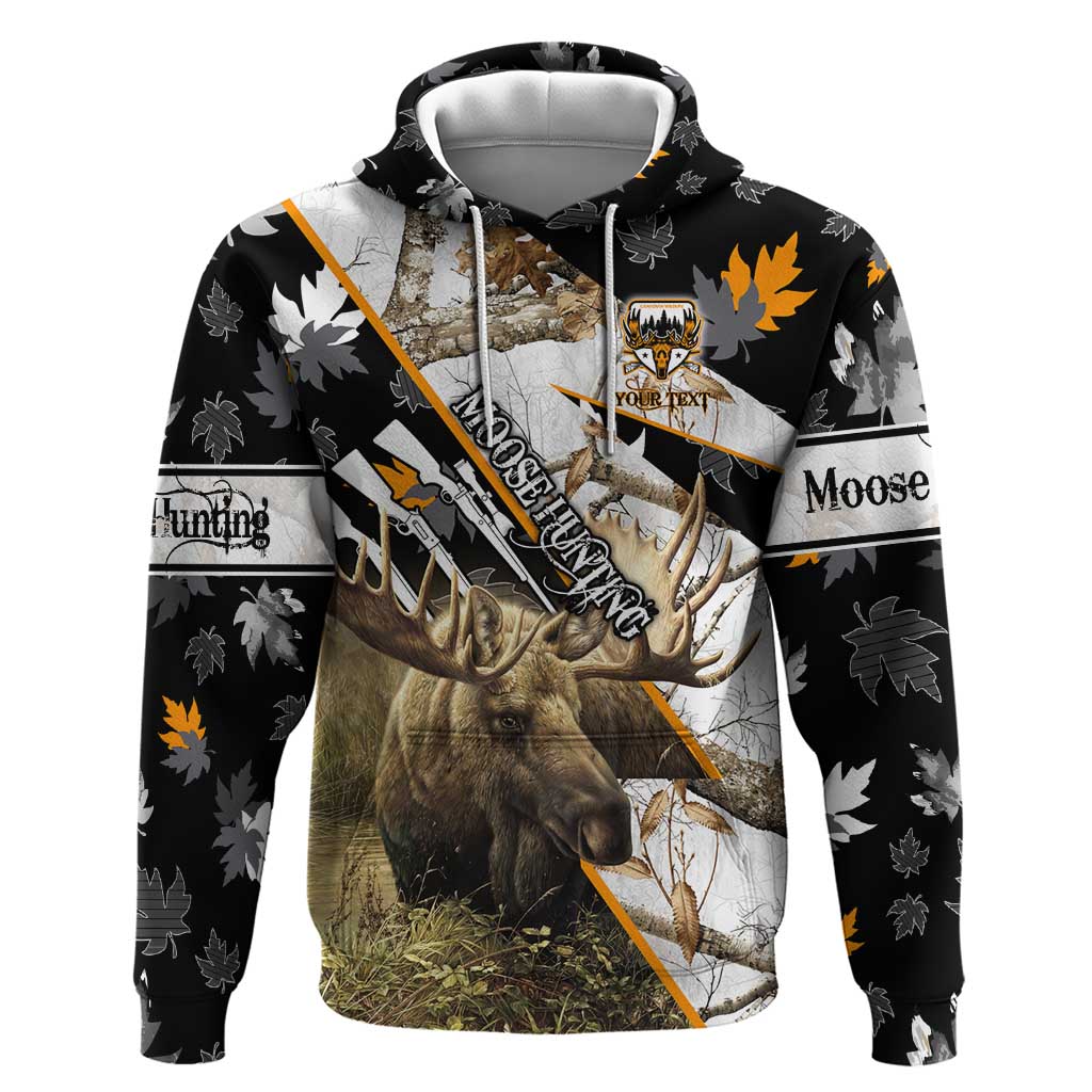 Personalized Moose Hunting Hoodie Autumn Wilderness Adventure Camo DT02