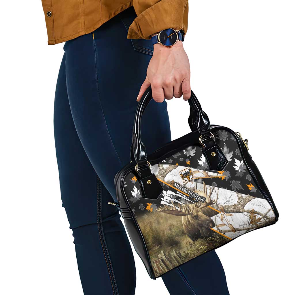 Moose Hunting Shoulder Handbag Autumn Wilderness Adventure Camo DT02