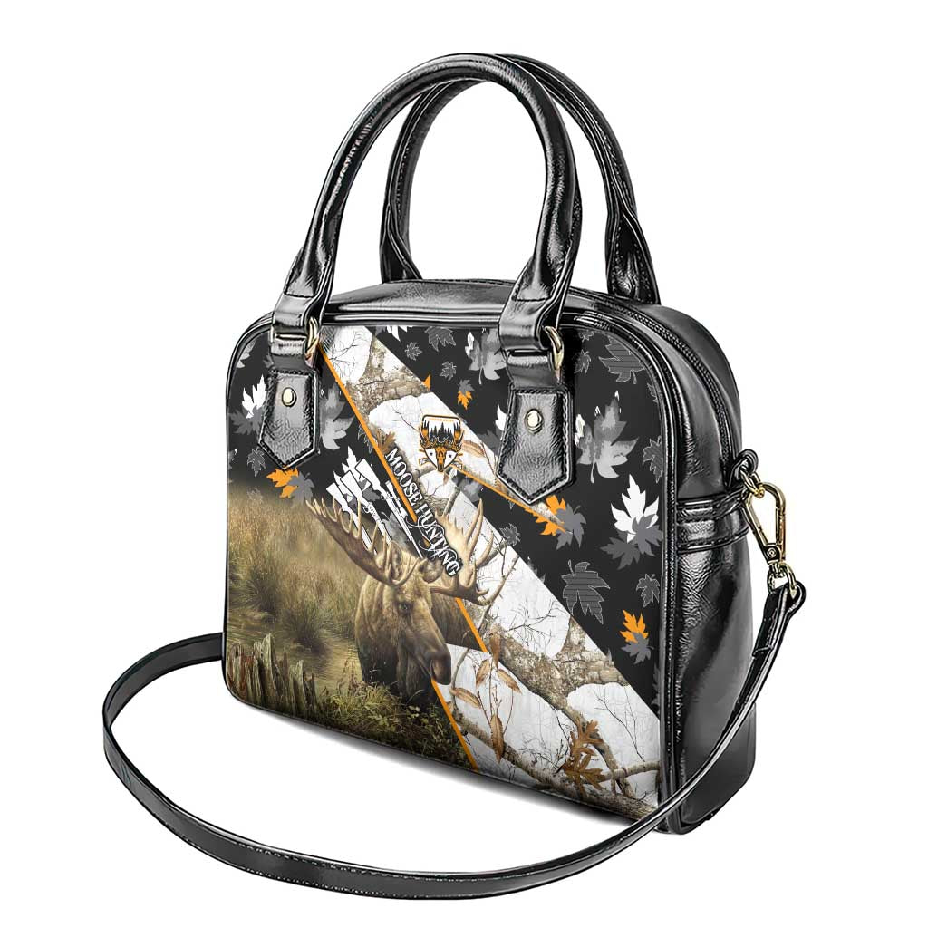 Moose Hunting Shoulder Handbag Autumn Wilderness Adventure Camo DT02