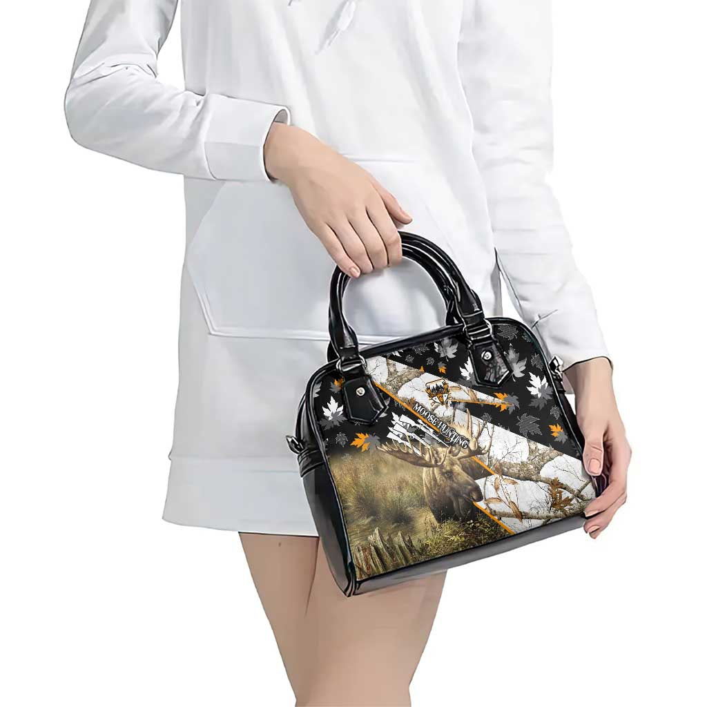 Moose Hunting Shoulder Handbag Autumn Wilderness Adventure Camo DT02