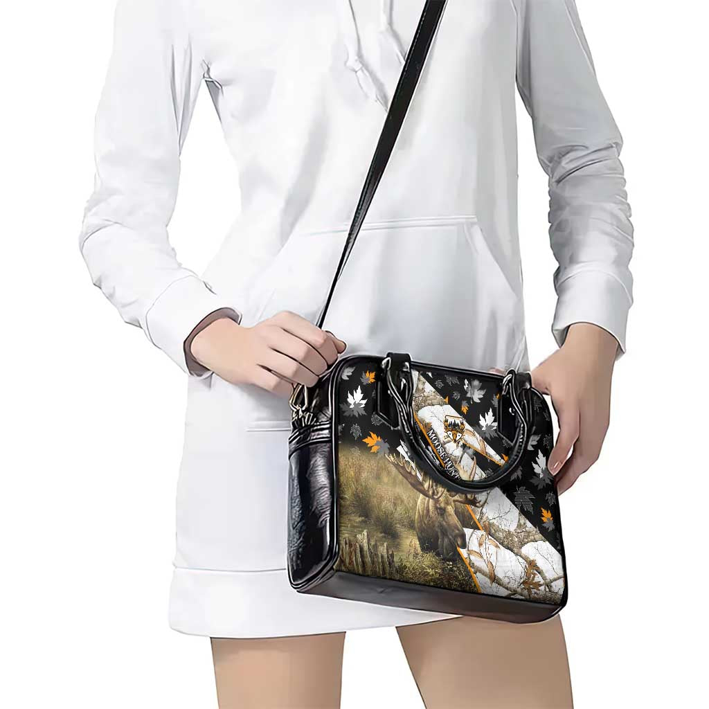 Moose Hunting Shoulder Handbag Autumn Wilderness Adventure Camo DT02