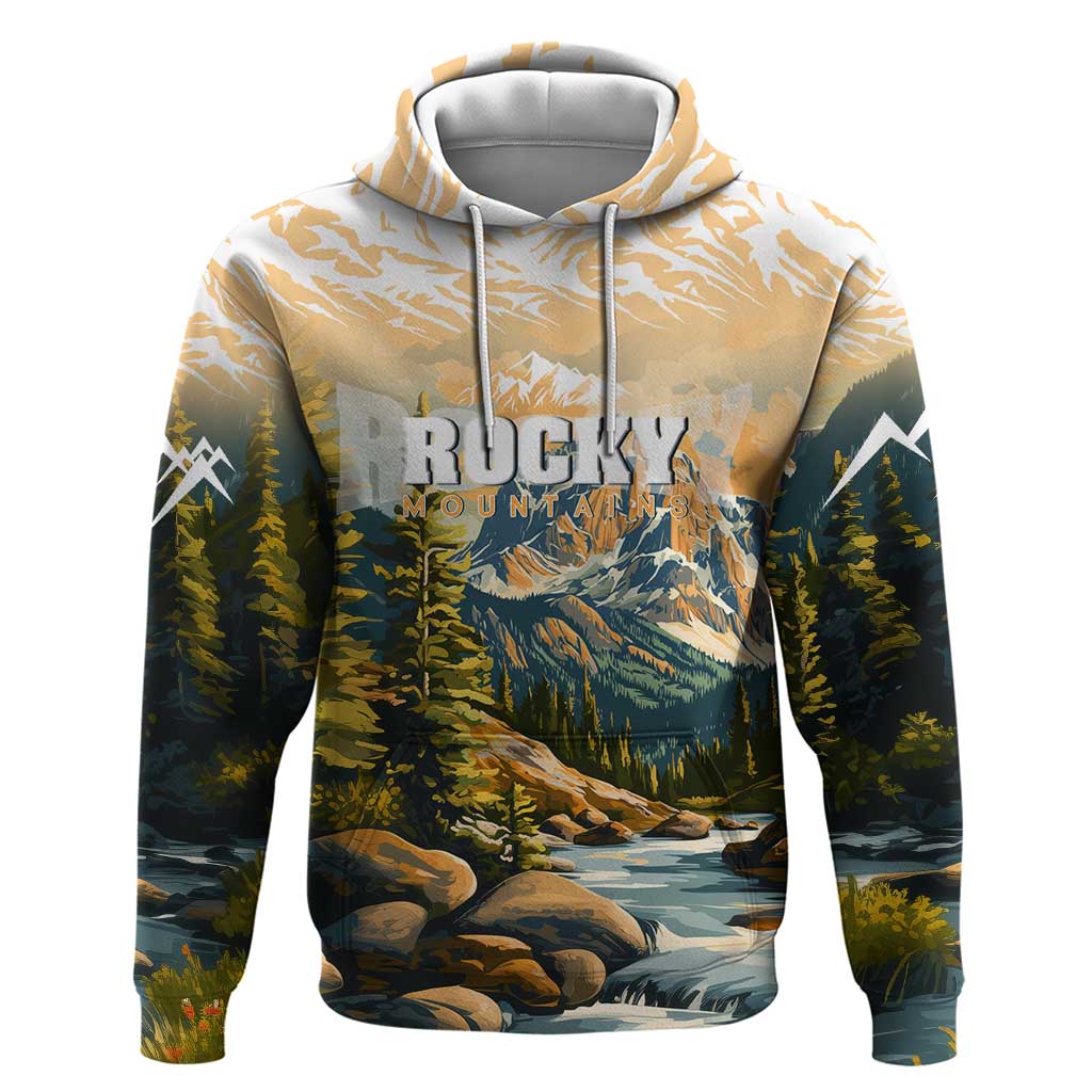 The Beauty of Rocky Mountains Hoodie DT02