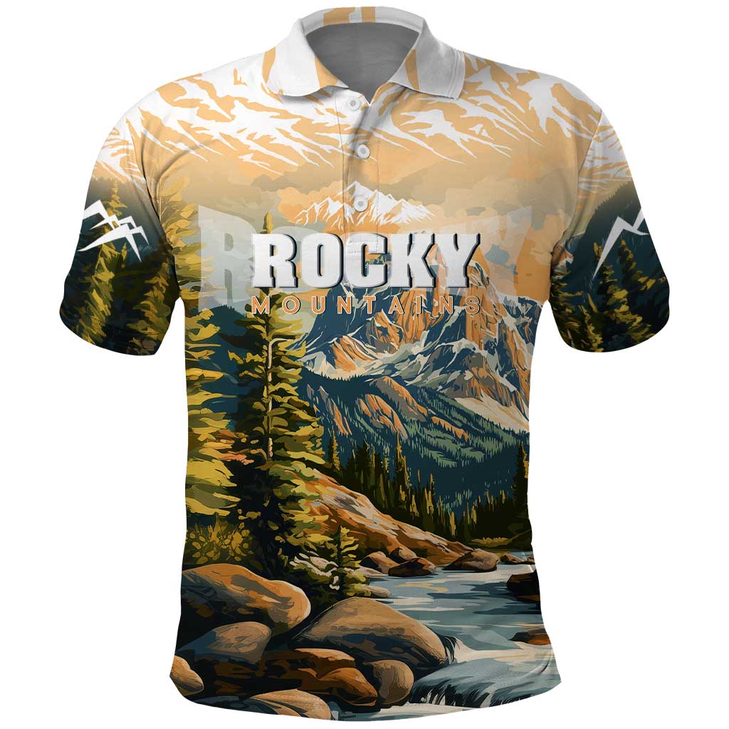 The Beauty of Rocky Mountains Polo Shirt DT02