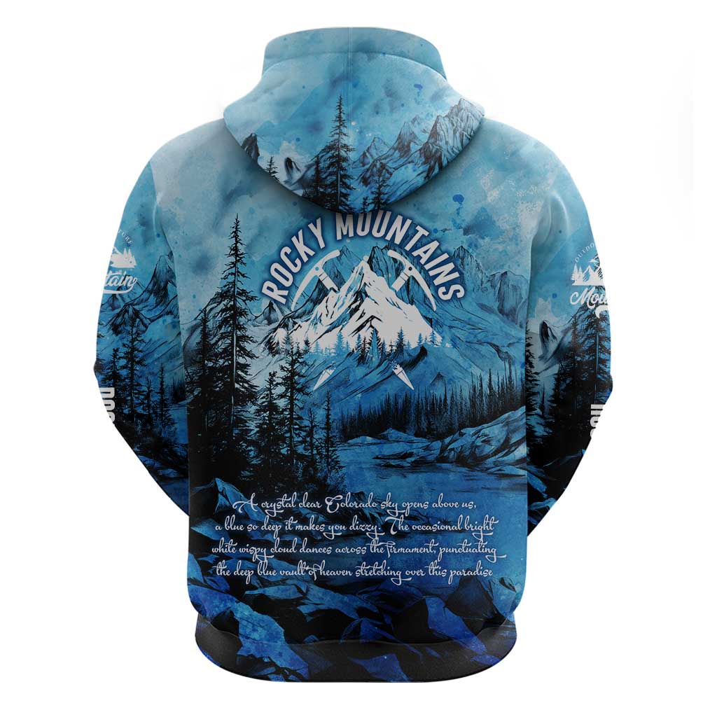 Rocky Mountains Hoodie Outdoor Adventure DT02