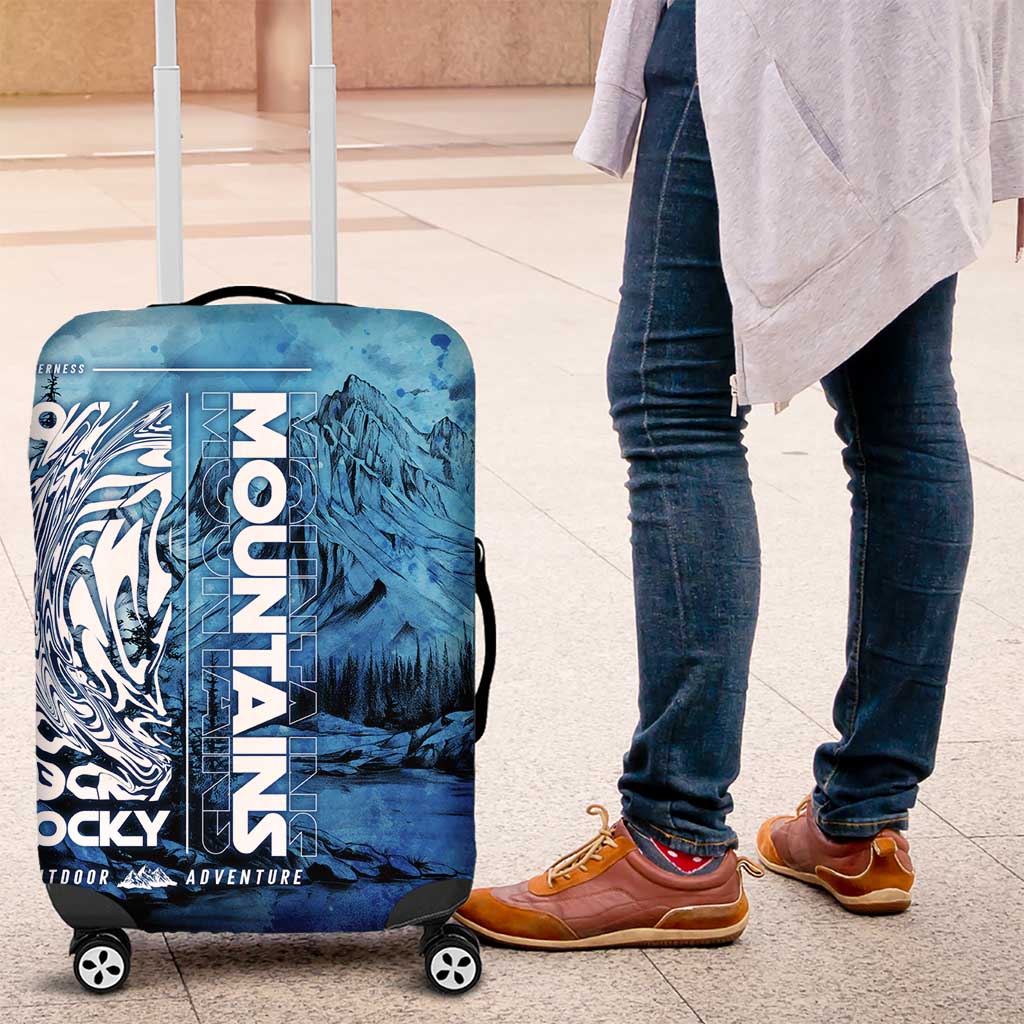 Rocky Mountains Luggage Cover Outdoor Adventure DT02