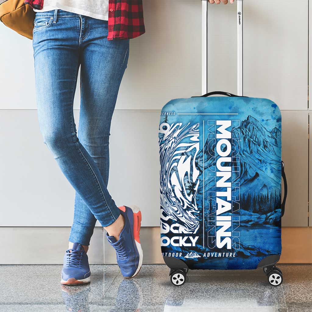 Rocky Mountains Luggage Cover Outdoor Adventure DT02