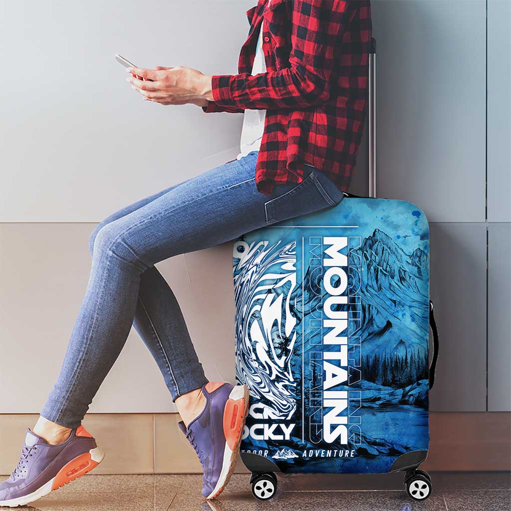 Rocky Mountains Luggage Cover Outdoor Adventure DT02