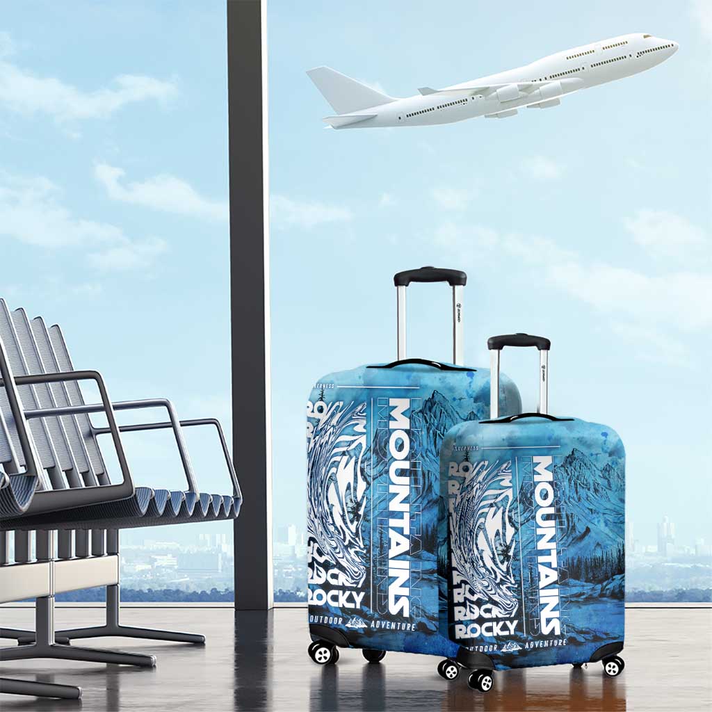 Rocky Mountains Luggage Cover Outdoor Adventure DT02
