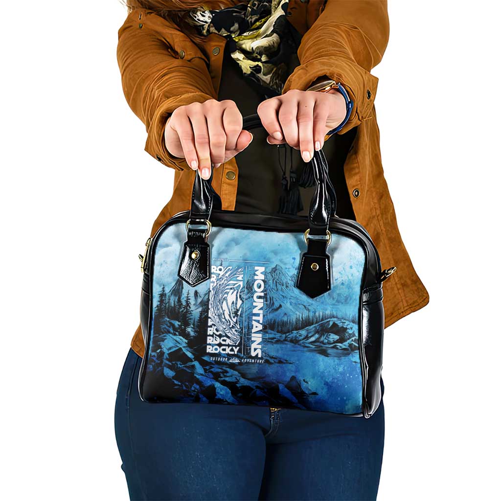Rocky Mountains Shoulder Handbag Outdoor Adventure DT02