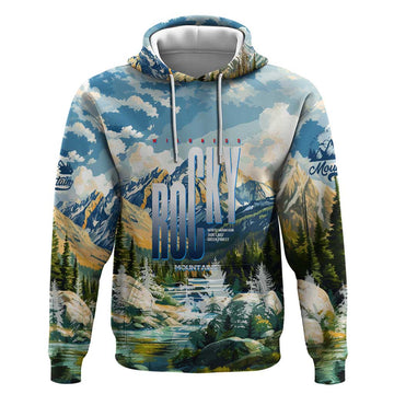 Wilderness of Rocky Mountains Hoodie DT02