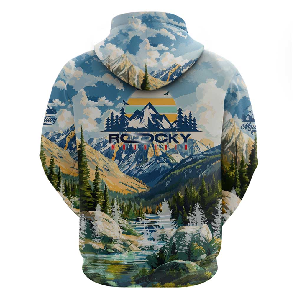 Wilderness of Rocky Mountains Hoodie DT02